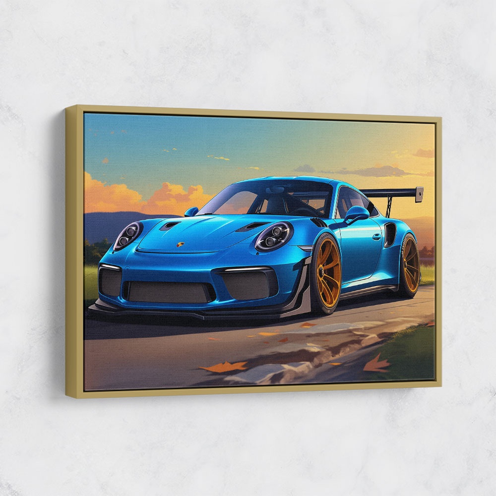 Porsche 911 GT3 RS ポルシェ キャンバスアート 絵画 Porsche 911 GT3 RS ポルシェ キャンバスアート 絵画